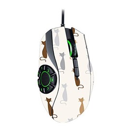 MightySkins Skin Compatible with Razer Naga Hex V2 Gaming Mouse - Cat Lady | Protective, Durable, and Unique Vinyl Decal wrap Cover | Easy to Apply, Remove, and Change Styles | Made in The USA