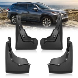 Hbzxqp 2019 RAV-4 OEM Style Mud Flaps Mud Guards Compatible with Toyota RAV-4 2019-2023 Splash Guard No Drilling Required All Weather Mudflaps(Set of 4)