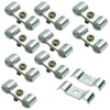 Kennel Clamps Shelf Pole Connector Double Port Pipe Clamps Clips