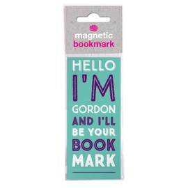 Brainbox Candy - Funny 'Gordon' Magnetic Bookmark - Perfect Little Birthday Present for Him Her - Friends Book Lovers - Bookworms - Stocking Fillers