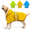 Dolitego Dog Raincoat - Reflective Dog Rain Coat, Waterproof Dog