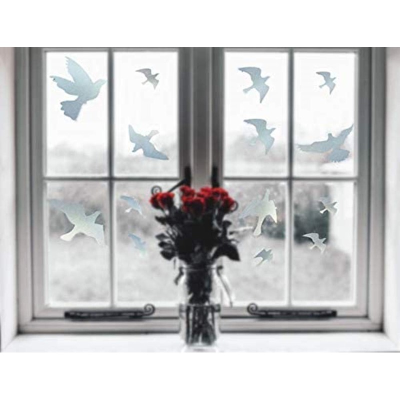 Black Glass Door Window Sticker for Birds