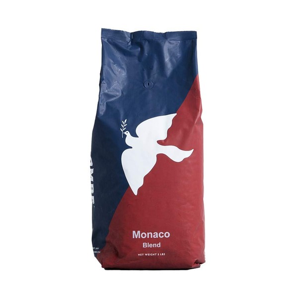 La Colombe Monaco Whole Bean Coffee, Full Bodied Medium Roast, Specialty Roasted, 5lb Bag