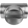 8" Inch T-Shape Ducting Splitter - 90 Degree Galvanized Steel