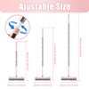 KZKR Floor Scrub Brush With Squeegee, Grout Brush With Telescopic