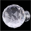 NUODWELL 8 Pcs Spherical Drawer Knob Crystal Pull Handles Cupboard