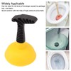 Mini Sink and Drain Plunger, Yellow Sink Plunger Unclogging Tool