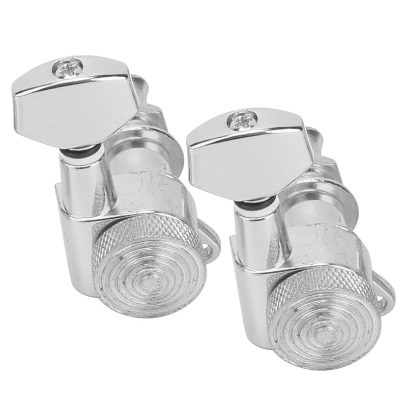 6Pcs Locking Guitar String Tuning Peg Metal Electric Sealed Tuner