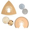 8-Piece Oscillating Accessory Set Mix Multitool Saw Blades Kit Multifunctional