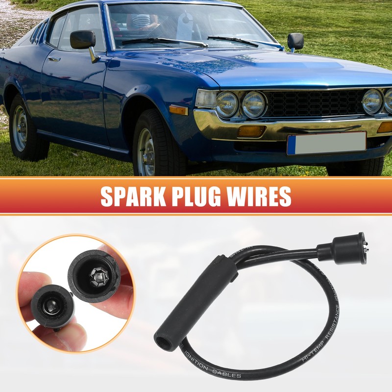 ACROPIX 7mm Car Spark Plug Coil Wire Ignition Coil Harness