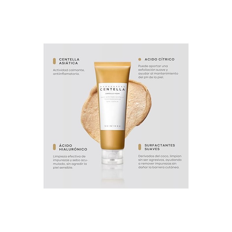 Madagascar Centella Ampoule Foam by Skin1004 for Women - 4.22