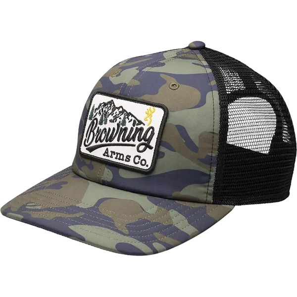 Browning 308692381: Cap, Kingston, Woodland Camo