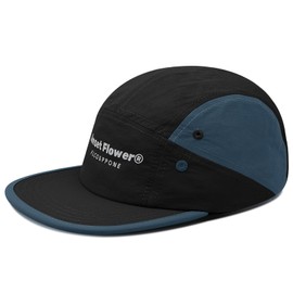 Clape 5 Panel Hats for Men Women Lightweight Quick-Drying Vintage Camper Hat Flat Bill Baseball Cap Running Hat