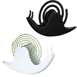 Mosquito Coil Holder, Mosquito Coil Holder, Smoking Spirals Holder, Mosquito Spiral Container, Snail Mosquito Spiral Holder, Suitable for Indoor and Outdoor Use, Pack of 2