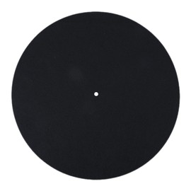 Vinyls White Felt Turntable Slipmat Dj Soft Sliding Pad DJ Vinyl Record Player Disc Turntable Felt mat Anti Static Record Players Pad Black