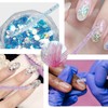 100 Pcs Crystal Cuticle Sticks, Double Heads Cuticle Pushers Sticks