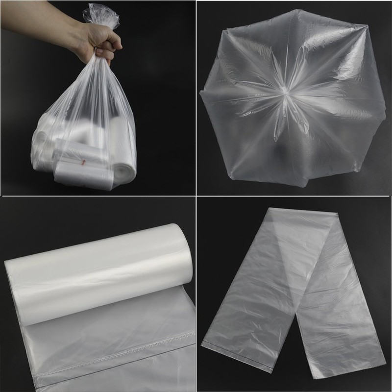 Vababa 3 Gallon Clear Small Trash Bags for Bathroom, Small