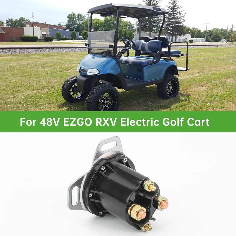 10L0L Golf Cart 48V Solenoid for EZGO RXV, 4 Terminal