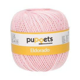 Puppets 4574006-07510 Crochet Yarn, 100% Cotton, 7510, Thickness 6, 100 g, 52 g
