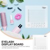 Beavorty Acrylic Eyelash Display Board Transparent Eyelash Tray for Extensions