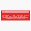 NASA Critical Space Object Item Label Sticker Bumper Sticker Vinyl