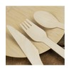 Bush Craft Bushcraft ECO Cutlery Set, 30 Pieces, Natural