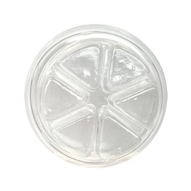 LiveMoor Wax Melt Clamshells/Packaging - Packs of 10 (6 Segment Deli Pot with Lid (LM-002))