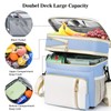 LOKASS Lunch Box for Women, 16L, Double Deck Expandable Insulated