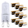 10 Pack Frosted Lense 40W Q40/G9/FR/120V G9 JCD 40 Watt