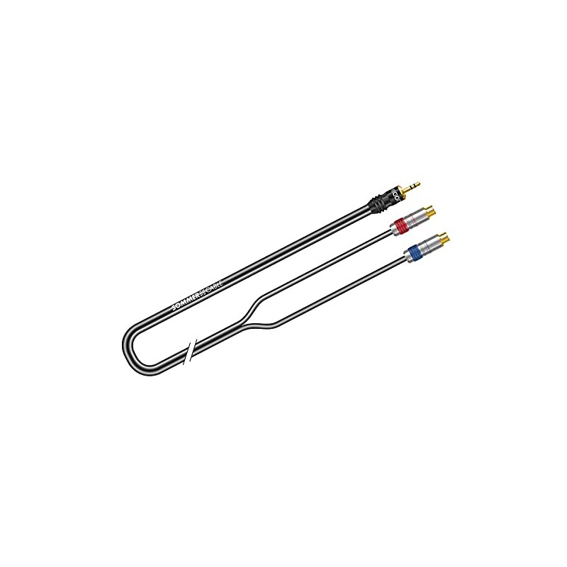SOMMER CABLE ONHK-0100-SW Mini Jack 3.5 mm to RCA Socket
