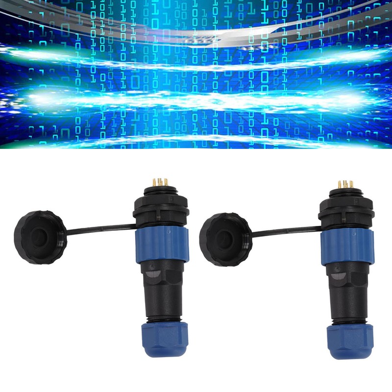 2Pcs SD16 IP68 Waterproof Aviation Connector SD16 Female Plug Male