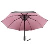Portable Umbrella with Fan 8 Fiberglass Ribs Windproof Umbrella for