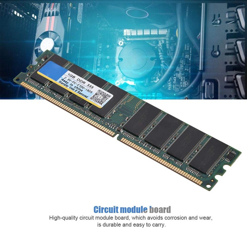 Tosuny 1G Desktop Memory, 1GB 333MHz 2.5V 184-Pin DDR-PC-2700 Desktop