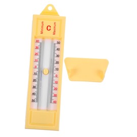 LABRIMP 2pcs Portable Maximum and Minimum Thermometer for Indoor Outdoor Use Accurate Garden Humidity with Celsius and Fahrenheit Display for Greenhouse and Home Temperature Monitoring