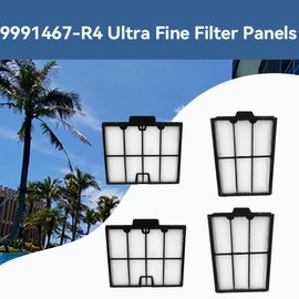 9991467-R4 Ultra Fine Filters Compatible with Dolphin Robotic Pool Cleaners Active 20, Explorer E30, M600, Proteus DX4, Triton PS, Pleated Pool Cleaners Filters 4Pcs