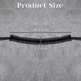 Tucnoeu Elegant Black Choker Necklaces for Women, Lace Choker Gothic Vintage Necklace,Gift for Special Occasions(Black)