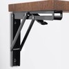 YUMORE 16 Inch Folding Shelf Brackets, Heavy Duty Collapsible Shelf