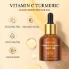 Aceite Facial De Curcuma Con Vitamina C, Hidratante Para La