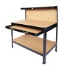 Steel Workbench Tool Storage Work Bench Workshop Tools Table W/Drawer