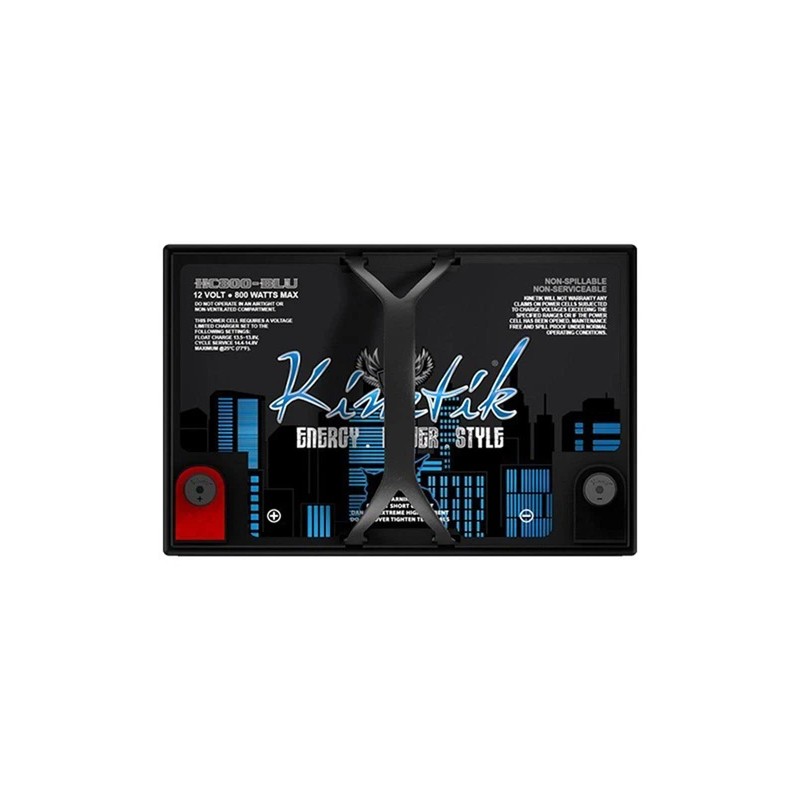Kinetik HC800-BLU 12V 800 Watt Power Cell Car Audio Battery
