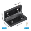 PATIKIL Plastic Corner Braces 38x22x22mm, 20 Pack L-Shape Bracket Right