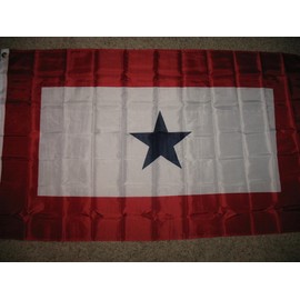 3x5 Blue One Star Military Service Flag 3'x5' Service Blue Star Banner with Grommets