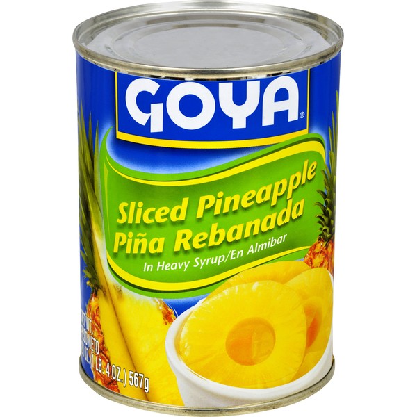 Goya Foods Sliced Pineapple, 20-Ounce (Pack of 24)