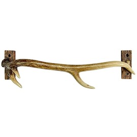DeLeon Rustic Heavy Duty Antler Wall Mounted Towel Bar / Rack - 22 1/2inch One Piece Construction Varied 22 1/2inch (L) x 6 1/2inch (T) x 4inch (D)