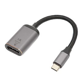 Adaptador USB-C a DisplayPort 4K a 144Hz 8K a 30Hz HDR DP 1.4 para Oficina en Casa                                                                    