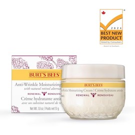 Burt's Bees Burt's Bees® Face Cream, Renewal Anti-Wrinkle Moisturizing Face Cream, Holiday Gift, with Bakuchiol Natural Retinol Alternative, 51 g