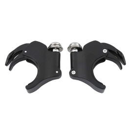 TCT-MT 49mm Detachable Windshield Clamps For Harley 2016-later XL1200X and 2006-later Dyna Models; 2002-2010 VRSCA VRSCAW, 2004-2005 VRSCB, 2007 VRSCX Black