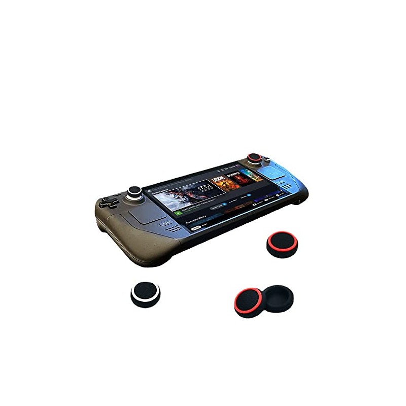 2 PCS Thumb Stick Grips Cover Thumbstick Caps for Steam