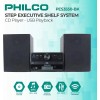 Philco Stereo Shelf System Tray Loading CD Player with Digital
