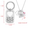 Melix HOME Gifts for Dad Necklace Jewelry, Father Daughter Keychain